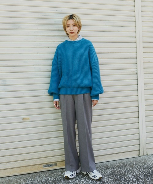 【セール】タックワイドパンツ（スラックス）｜Auntie Rosa Holiday（アンティローザホリデー）