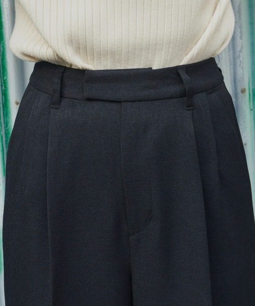 【セール】タックワイドパンツ（スラックス）｜Auntie Rosa Holiday（アンティローザホリデー）