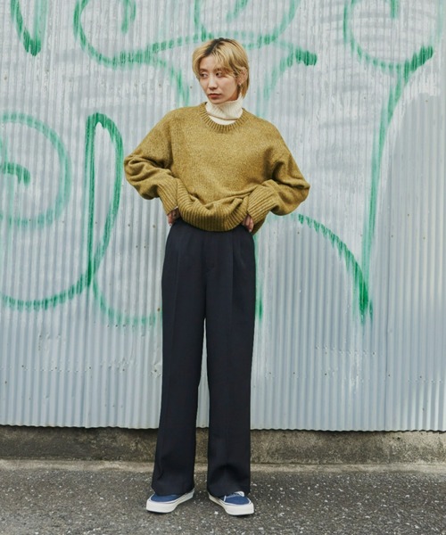 【セール】タックワイドパンツ（スラックス）｜Auntie Rosa Holiday（アンティローザホリデー）