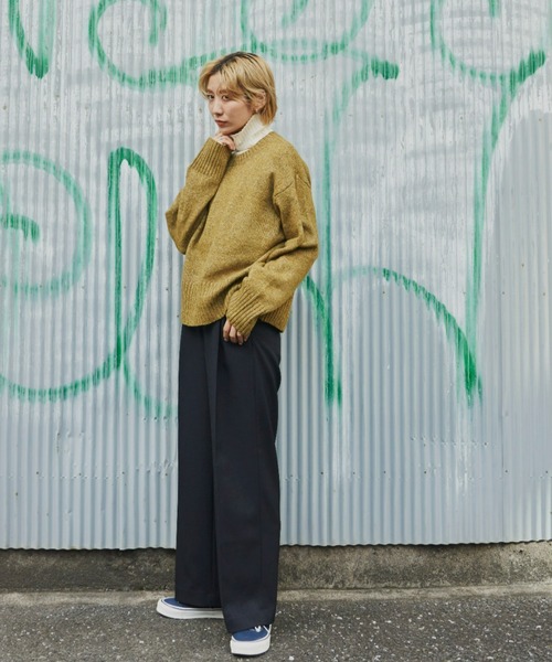 【セール】タックワイドパンツ（スラックス）｜Auntie Rosa Holiday（アンティローザホリデー）