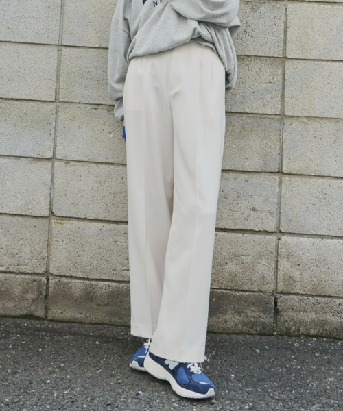 【セール】タックワイドパンツ（スラックス）｜Auntie Rosa Holiday（アンティローザホリデー）