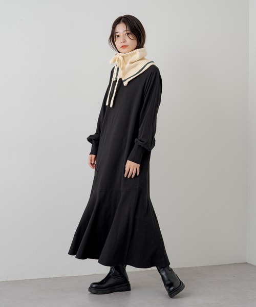 Kastane（カスタネ）の「【カタログ掲載アイテム】2WAYネックウォーマー（ネックウォーマー/スヌード・レディース・アイボリー・FREE）」の4枚目の写真