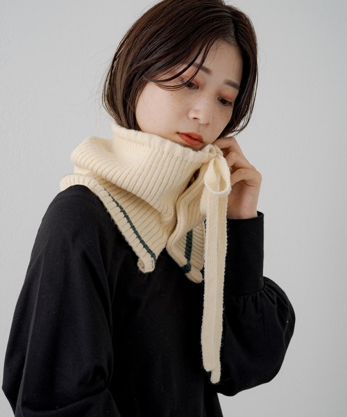 Kastane（カスタネ）の「【カタログ掲載アイテム】2WAYネックウォーマー（ネックウォーマー/スヌード・レディース・アイボリー・FREE）」の3枚目の写真