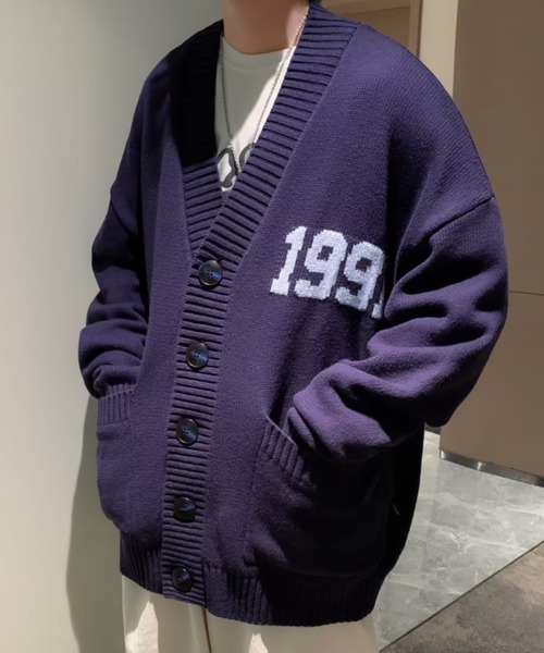 MGV(エムジーヴィー)の「”1991”ワンポイントカーディガン(カーディガン/ボレロ・メンズ・ブラック/ブルー・MEDIUM/LARGE/X-LARGE)」の12枚目の写真