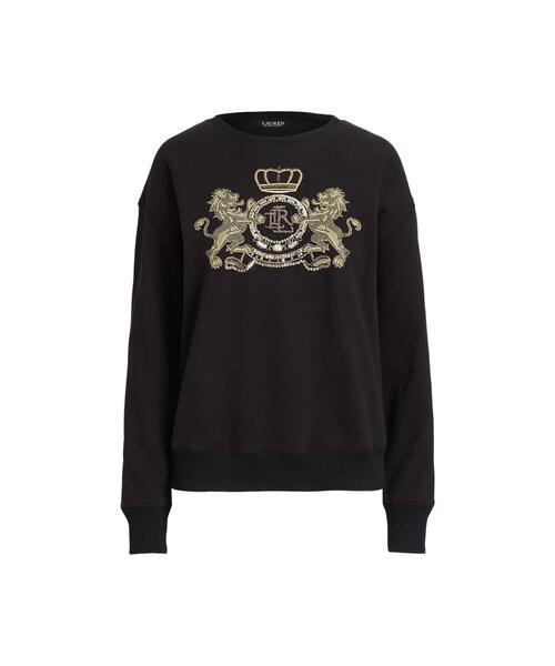 ローレンラルフローレン ビーデッドクレスト フリース スウェットシャツ 現行 LAUREN RALPH LAUREN（ローレン ラルフ ローレン）の「ビー