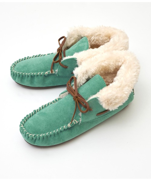 anap mimpi（アナップミンピ）の「配色ステッチファーモカシンシューズ（モカシン/デッキシューズ・レディース・ターコイズブルー/グレイッシュベージュ/オレンジ/ダークグレー・S/M/LL/L）」の16枚目の写真