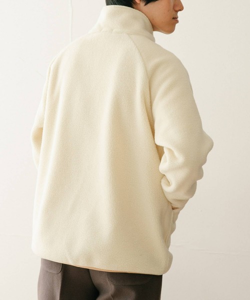 ITEMS URBANRESEARCH(アイテムズ アーバンリサーチ)の「フリース ハーフZIPハイネックプルオーバー(その他トップス・メンズ・ブラック/オフホワイト/グリーン・MEDIUM/LARGE)」の14枚目の写真