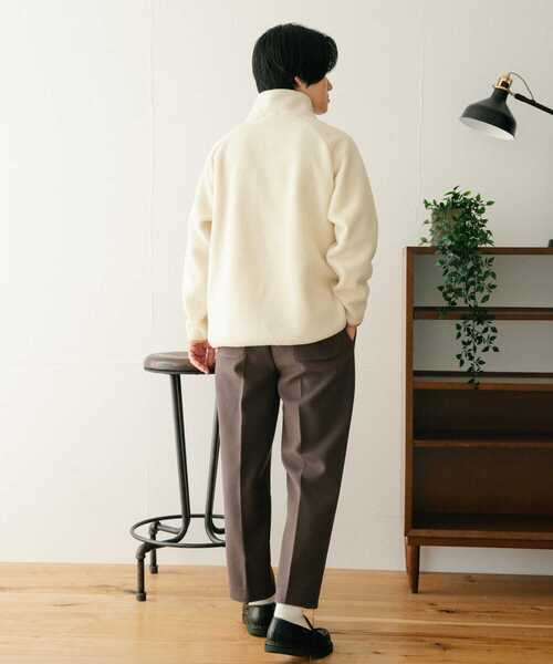 ITEMS URBANRESEARCH(アイテムズ アーバンリサーチ)の「フリース ハーフZIPハイネックプルオーバー(その他トップス・メンズ・ブラック/オフホワイト/グリーン・MEDIUM/LARGE)」の18枚目の写真