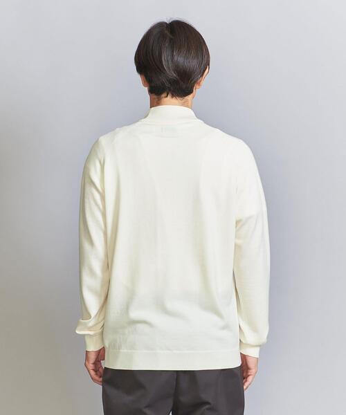 BEAUTY&YOUTH UNITED ARROWS(ビューティーアンドユースユナイテッドアローズ)の「ウール ハイゲージ タートル ニット(ニット/セーター・メンズ・コバルトブルー/ホワイト/ブラック・S/M/L/XL)」の6枚目の写真
