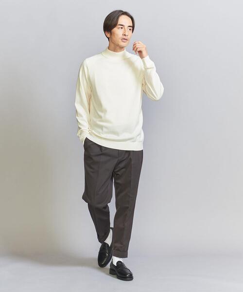 BEAUTY&YOUTH UNITED ARROWS(ビューティーアンドユースユナイテッドアローズ)の「ウール ハイゲージ タートル ニット(ニット/セーター・メンズ・コバルトブルー/ホワイト/ブラック・S/M/L/XL)」の9枚目の写真