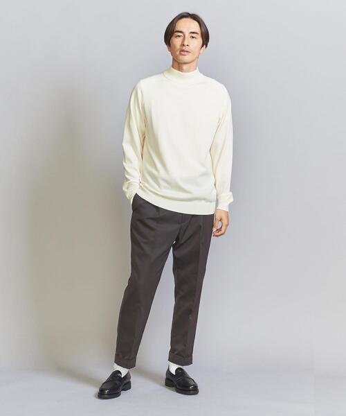BEAUTY&YOUTH UNITED ARROWS(ビューティーアンドユースユナイテッドアローズ)の「ウール ハイゲージ タートル ニット(ニット/セーター・メンズ・コバルトブルー/ホワイト/ブラック・S/M/L/XL)」の10枚目の写真