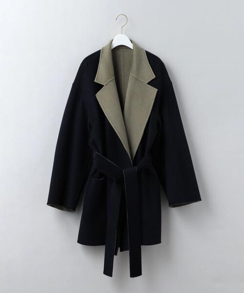roku 6 リバーシブル SEWING COLLAR COAT/コート38 【公式通販】