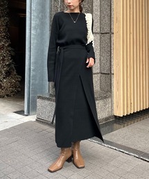 CAPRICIEUX LE'MAGE | レイヤードニットワンピース(ワンピース)