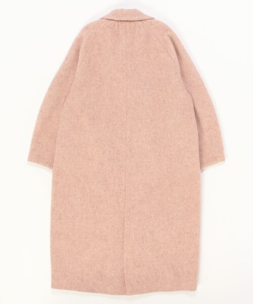 CLANE(クラネ)の「CLANE DOUBLE WOOL LONG COAT(その他アウター・レディース・ブラック/ダークブラウン/ライトピンク・2/1/0)」の4枚目の写真