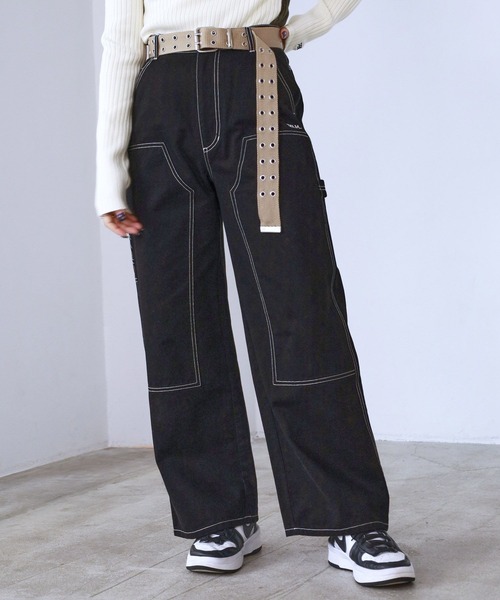 PBLIM（ページボーイリム）の「PAGEBOYLIM/ペインターパンツ（その他パンツ・メンズ・ブラック/ネイビー/レッド・MEDIUM/LARGE）」の14枚目の写真