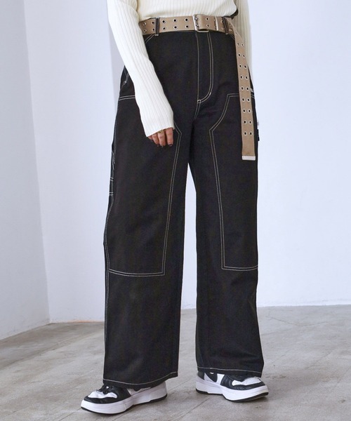 PBLIM（ページボーイリム）の「PAGEBOYLIM/ペインターパンツ（その他パンツ・メンズ・ブラック/ネイビー/レッド・MEDIUM/LARGE）」の19枚目の写真