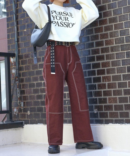 PBLIM（ページボーイリム）の「PAGEBOYLIM/ペインターパンツ（その他パンツ・メンズ・ブラック/ネイビー/レッド・MEDIUM/LARGE）」の5枚目の写真