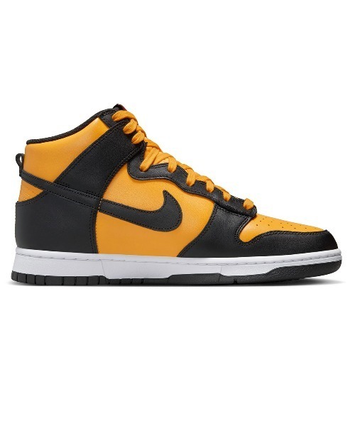NIKE（ナイキ）の「NIKE DUNK HI RETRO（スニーカー・メンズ・イエロー・26.0cm/28.5cm/27.5cm/29.0cm/28.0cm/26.5cm/27.0cm）」の3枚目の写真