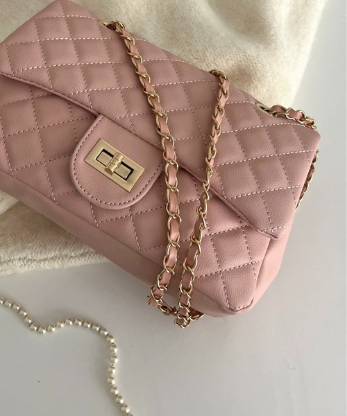 prose verse（プロズヴェール）の「2wayキルティングショルダーバッグ（ショルダーバッグ・レディース・アイボリー/ブラック/ベージュ/ピンク/ブラック系その他/ブルー系その他・ﾌﾘ-）」の6枚目の写真