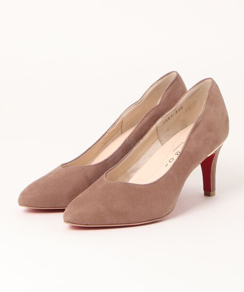 メルモ MELMO ポインテッドトゥデザインパンプス【24㎝】 ポインテッド