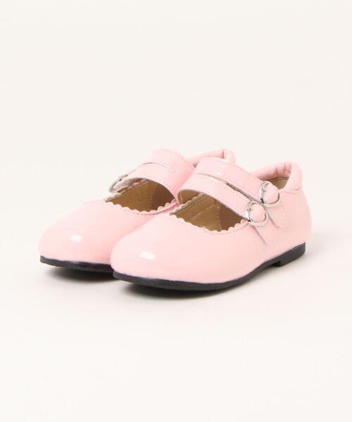 Catherine Cottage（キャサリンコテージ）の「ハートバックルストラップシューズ（ドレスシューズ・キッズ・ブラック/ピンク/ホワイト・19/18/23/17/22/21/20/16）」の6枚目の写真