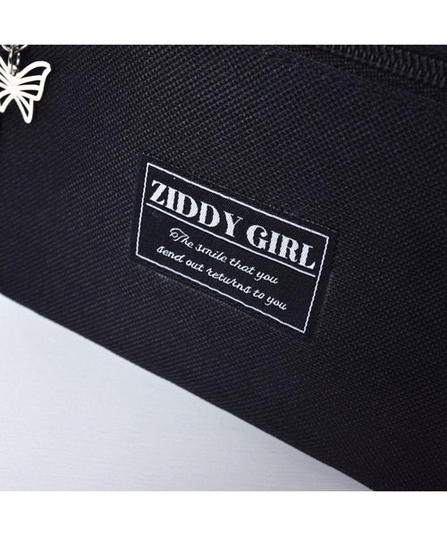 ZIDDY（ジディ）の「ZIDDY/バタフライチャームポケット付きウエストポーチ（ボディバッグ/ウエストポーチ・キッズ・ブラック/ブルー・ONESIZE）」の9枚目の写真