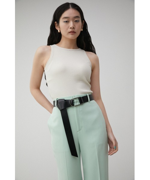 AZUL by moussy（アズールバイマウジー）の「DEFORMATION BUCKLE BELT/でフォーメーションバックルベルト（ベルト・レディース・ライトベージュ/ブラック・FREE）」の14枚目の写真
