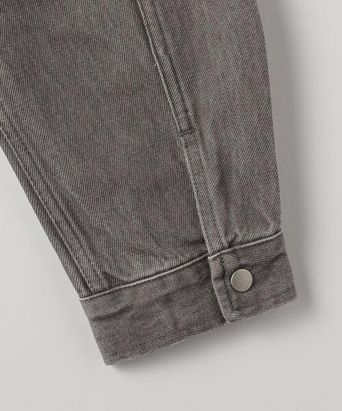 green label relaxing（グリーンレーベルリラクシング）の「VOIL/DENIM コーチジャケット（ブルゾン・メンズ・ブラック/モカ・L/M/XL/S）」の12枚目の写真