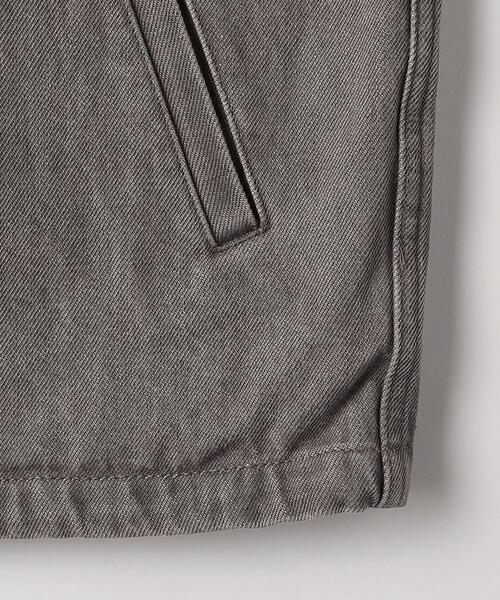 green label relaxing（グリーンレーベルリラクシング）の「VOIL/DENIM コーチジャケット（ブルゾン・メンズ・ブラック/モカ・L/M/XL/S）」の13枚目の写真