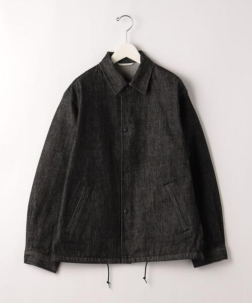 green label relaxing（グリーンレーベルリラクシング）の「VOIL/DENIM コーチジャケット（ブルゾン・メンズ・ブラック/モカ・L/M/XL/S）」の16枚目の写真