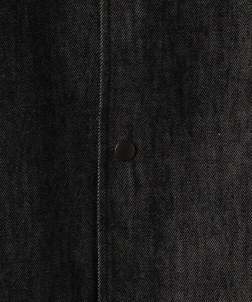 green label relaxing（グリーンレーベルリラクシング）の「VOIL/DENIM コーチジャケット（ブルゾン・メンズ・ブラック/モカ・L/M/XL/S）」の18枚目の写真