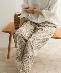 URBAN RESEARCH DOORS | フラワープリントイージーパンツ(その他パンツ)