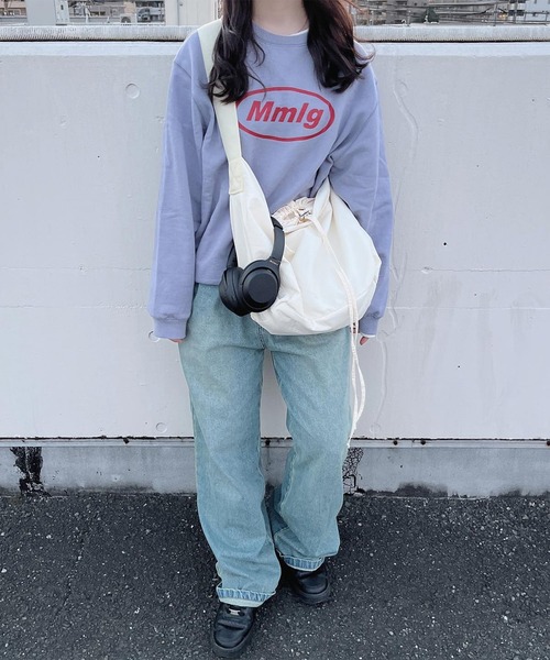 Snap club（スナップクラブ）の「【Snap club】ドロストナイロンショルダーバック（ショルダーバッグ・レディース・ブラック/カーキ/アイボリー/ブルー・FREE）」の5枚目の写真