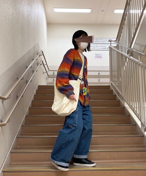 Snap club（スナップクラブ）の「【Snap club】ドロストナイロンショルダーバック（ショルダーバッグ・レディース・ブラック/カーキ/アイボリー/ブルー・FREE）」の18枚目の写真