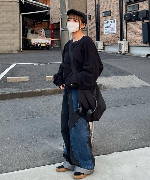 Snap club（スナップクラブ）の「【Snap club】ドロストナイロンショルダーバック（ショルダーバッグ・レディース・ブラック/カーキ/アイボリー/ブルー・FREE）」の11枚目の写真