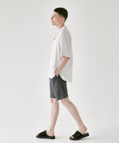 CITY TOKYO（シティトウキョウ）の「CHILL OUTストレッチシャツ（シャツ/ブラウス・メンズ・グレー/ブラック/ホワイト・1/2/3）」の5枚目の写真