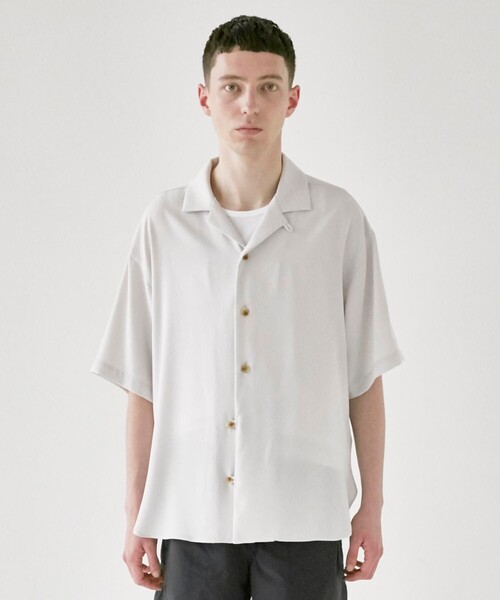 CITY TOKYO（シティトウキョウ）の「CHILL OUTストレッチシャツ（シャツ/ブラウス・メンズ・グレー/ブラック/ホワイト・1/2/3）」の7枚目の写真