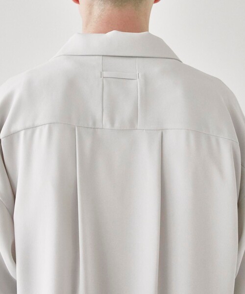 CITY TOKYO（シティトウキョウ）の「CHILL OUTストレッチシャツ（シャツ/ブラウス・メンズ・グレー/ブラック/ホワイト・1/2/3）」の14枚目の写真