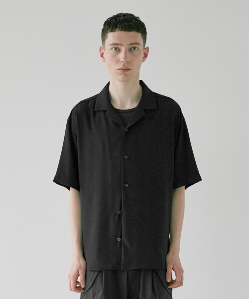 CITY TOKYO（シティトウキョウ）の「CHILL OUTストレッチシャツ（シャツ/ブラウス・メンズ・グレー/ブラック/ホワイト・1/2/3）」の18枚目の写真