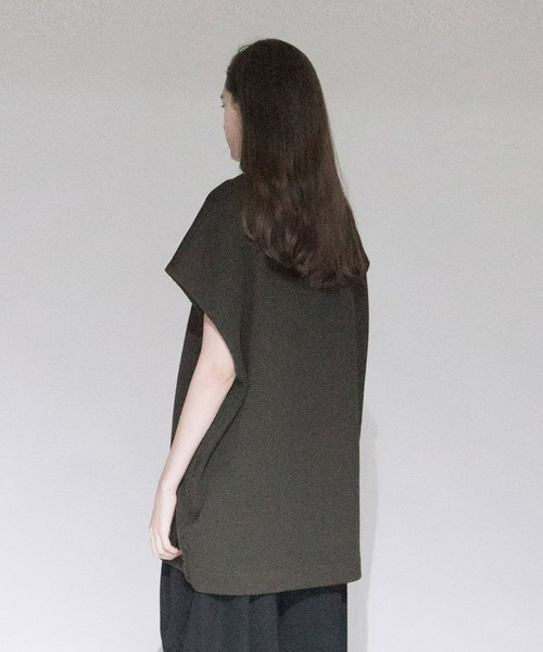 VOAAOV（ヴォアーブ）の「【VOAAOV】HONEYCOMB QUARTER GAUGE Vest（ベスト・メンズ・ブラック/オリーブ・FREE）」の4枚目の写真