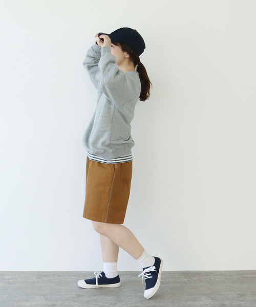 PAR ICI(パーリッシィ)の「コットンリネンカルゼ ショートパンツ(セットアップ対応)(その他パンツ・レディース・ブラウン/ネイビー・FREE)」の19枚目の写真