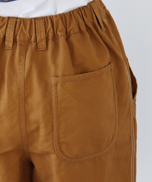 PAR ICI(パーリッシィ)の「コットンリネンカルゼ ショートパンツ(セットアップ対応)(その他パンツ・レディース・ブラウン/ネイビー・FREE)」の21枚目の写真