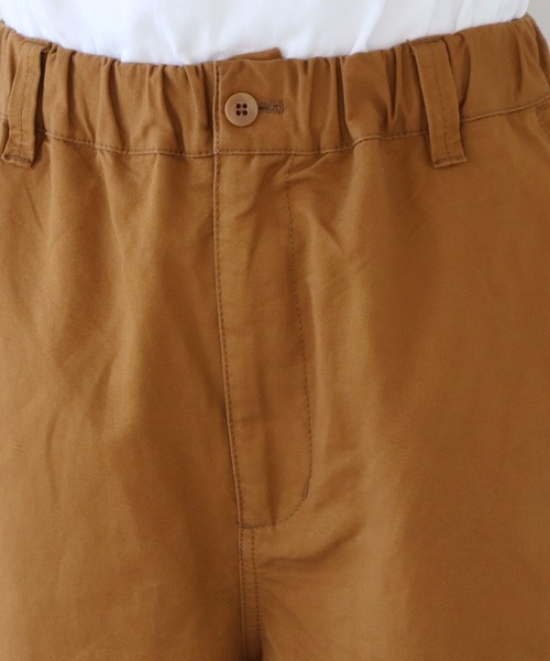 PAR ICI(パーリッシィ)の「コットンリネンカルゼ ショートパンツ(セットアップ対応)(その他パンツ・レディース・ブラウン/ネイビー・FREE)」の7枚目の写真