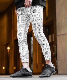 JOKER | 総柄スウェットジョガーパンツ メンズ イージーフィットパンツ(スウェットパンツ)