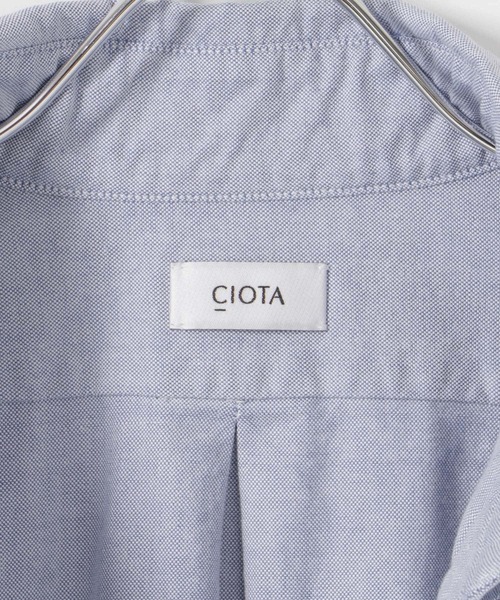 CIOTA(シオタ)の「CIOTA スビンコットン BDシャツ(シャツ/ブラウス・メンズ・オフホワイト/ブルー・4/6/5)」の9枚目の写真