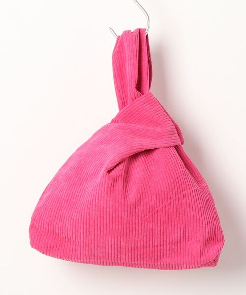 HIKA（ヒカ）の「【HIKA】コーデュロイミニマム巾着BAG（ハンドバッグ・レディース・ブラック/パープル/ベージュ/グレー/ブルー/ダークグリーン/グリーン/オリーブ/キャメル/オレンジ/ホワイト/ピンク/ライトグリーン/ライトピンク/レッド・FREE）」の12枚目の写真