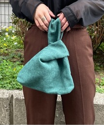 【HIKA】コーデュロイミニマム巾着BAG