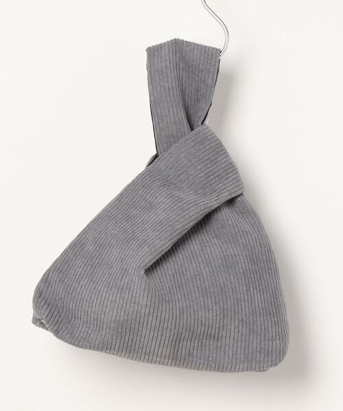 HIKA（ヒカ）の「【HIKA】コーデュロイミニマム巾着BAG（ハンドバッグ・レディース・ブラック/パープル/ベージュ/グレー/ブルー/ダークグリーン/グリーン/オリーブ/キャメル/オレンジ/ホワイト/ピンク/ライトグリーン/ライトピンク/レッド・FREE）」の20枚目の写真