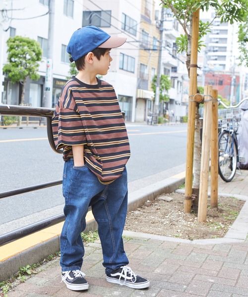 PAIRMANON STREET(ペアマノンストリート)の「【PAIRMANON STREET】【CITY DENIM】上質デニムストレッチテーパードパンツ(デニムパンツ・キッズ・ブルー/ブラック/インディゴブルー・90/100/110/120/130/140/150)」の12枚目の写真