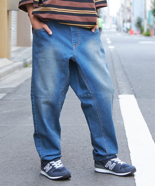 PAIRMANON STREET(ペアマノンストリート)の「【PAIRMANON STREET】【CITY DENIM】上質デニムストレッチテーパードパンツ(デニムパンツ・キッズ・ブルー/ブラック/インディゴブルー・90/100/110/120/130/140/150)」の16枚目の写真